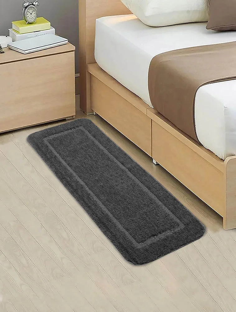 Saral Home Good Morning Mat Colour DK.Grey