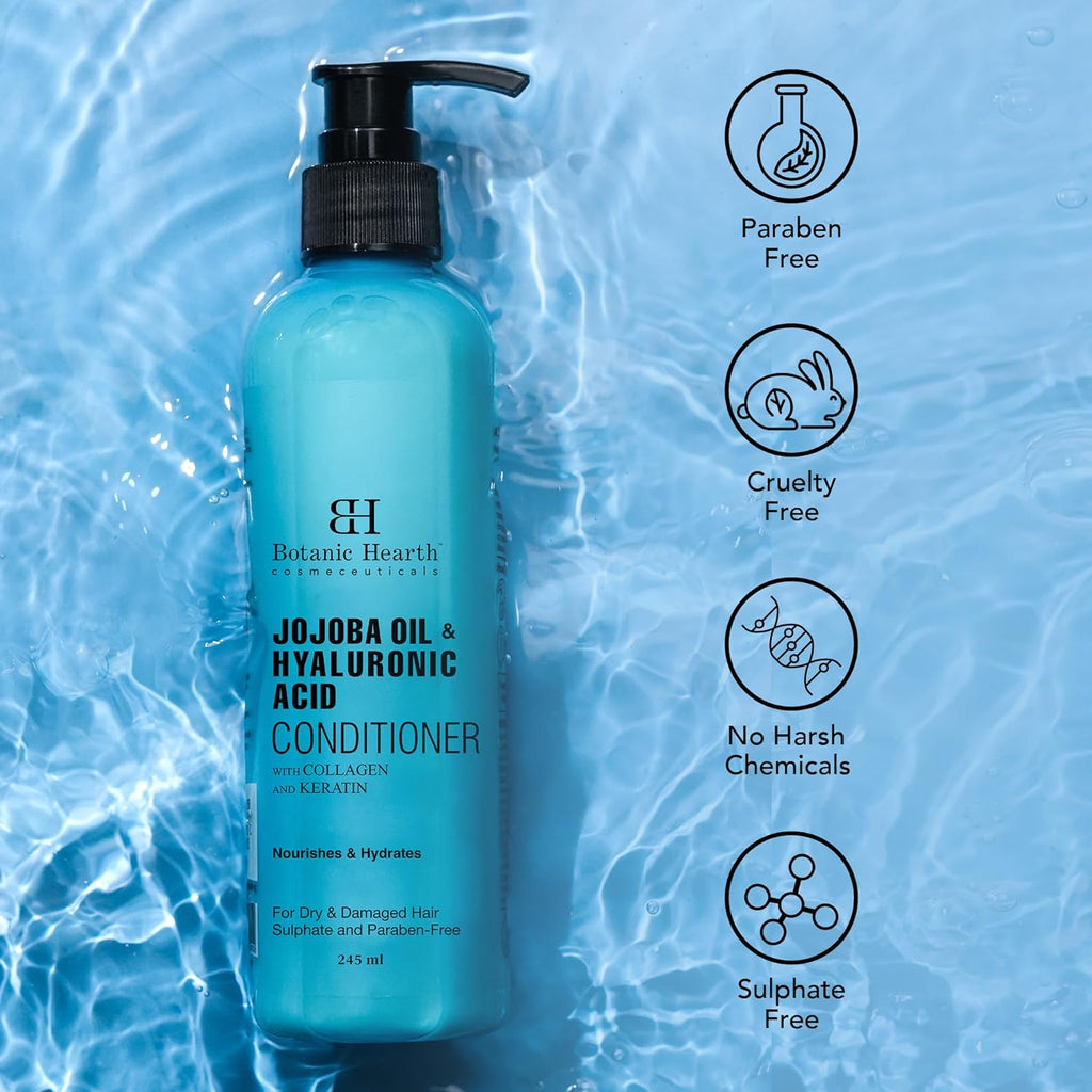 Botanic Hearth Jojoba & Hyaluronic Acid Conditioner - 245 ml