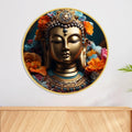 Livin'luxe Paintings Buddha Religious Modern Art Premium Sparkle Lamination Golden GR-96