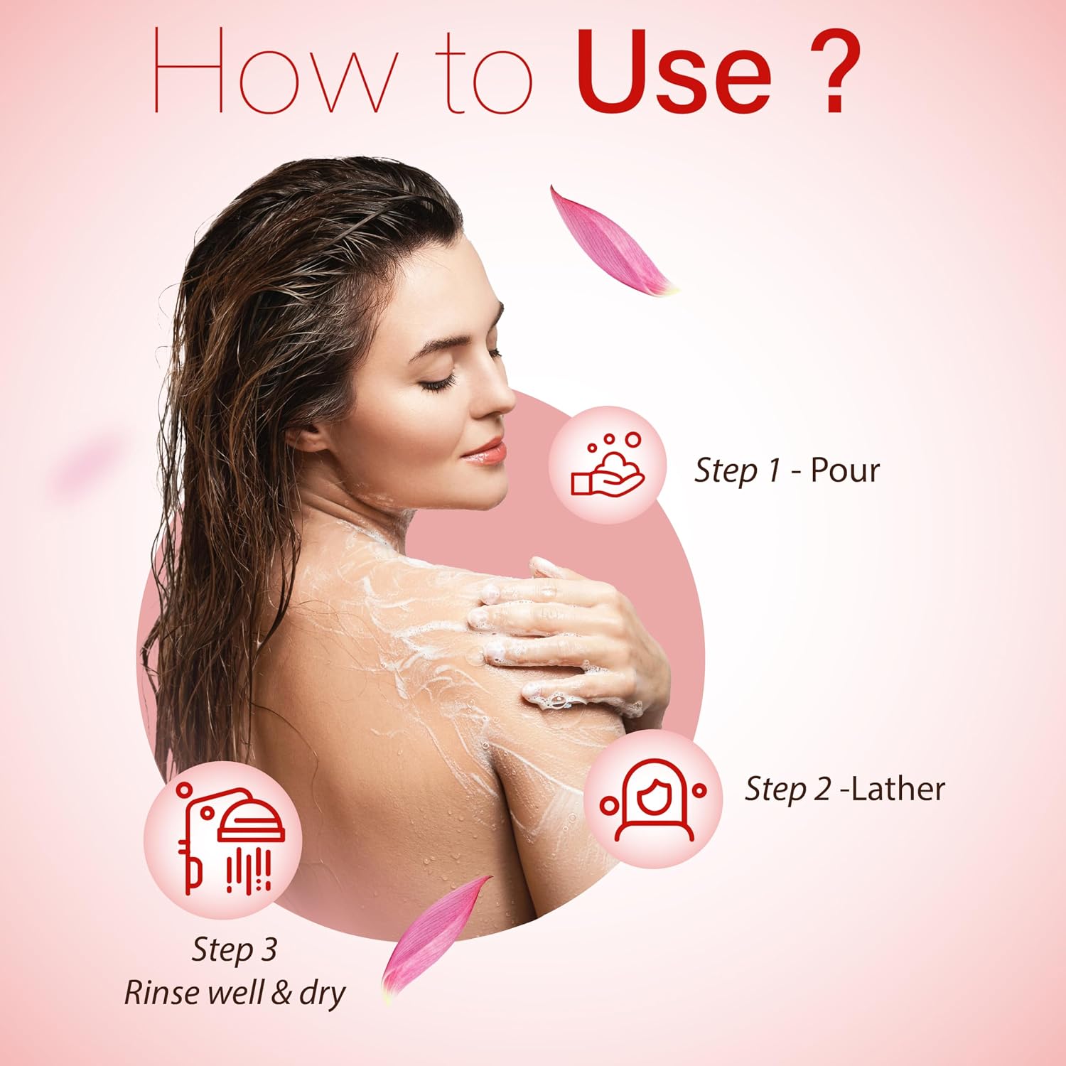 Ayouthveda Floral Gardenia Shower Gel – 250ml | Refreshing & Moisturizing Body Wash with Natural Gardenia Extract | Gentle, Sulfate-Free Formula for Soft,