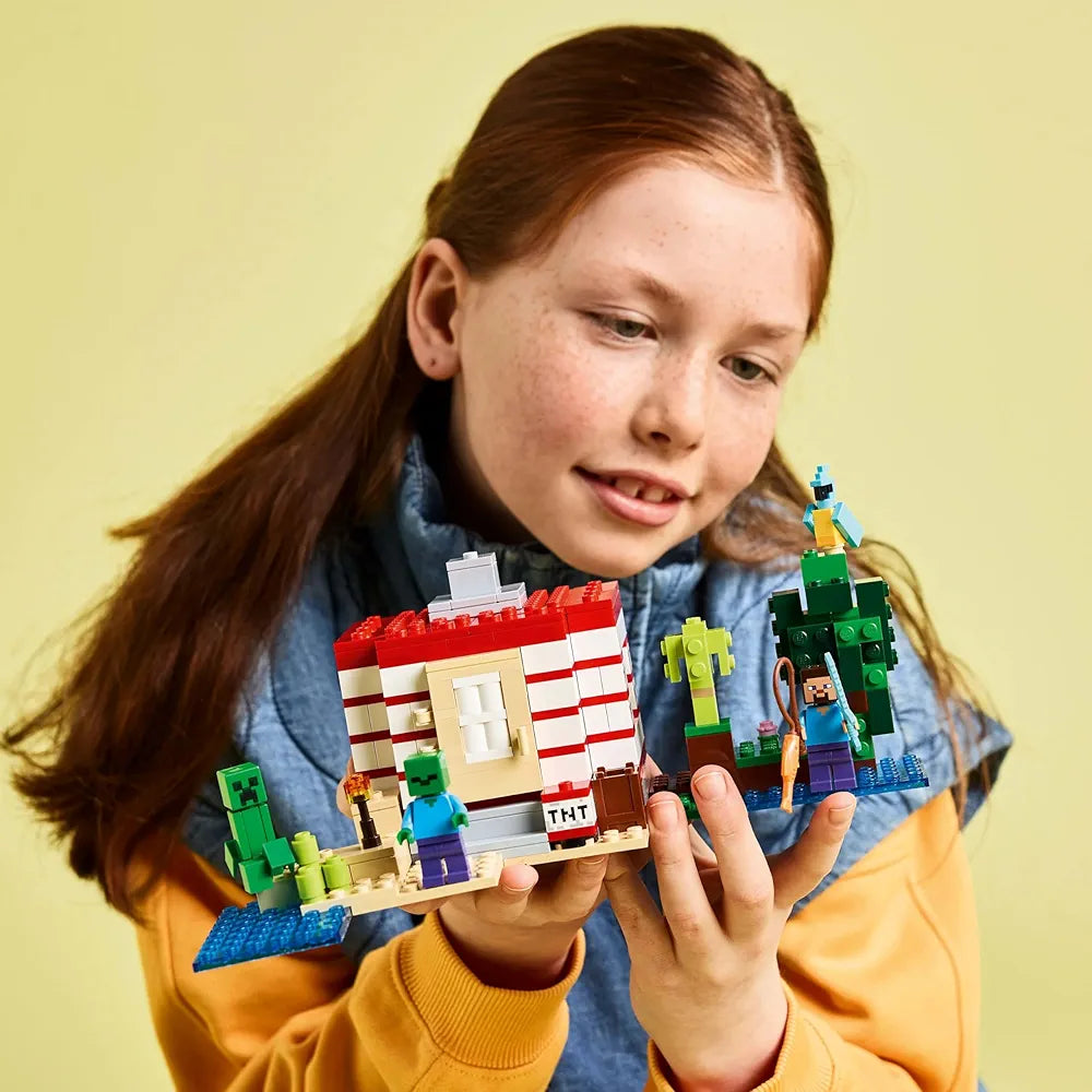 Lego Minecraft The TNT Jungle House, Video Game Collectible Toy 21275 Building Blocks Toys for 8+ Gift for Boys and Girls