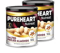Pureheart Nutreat Dry Roasted Salted Peeled Almonds - 333 gms (Pack of 2)