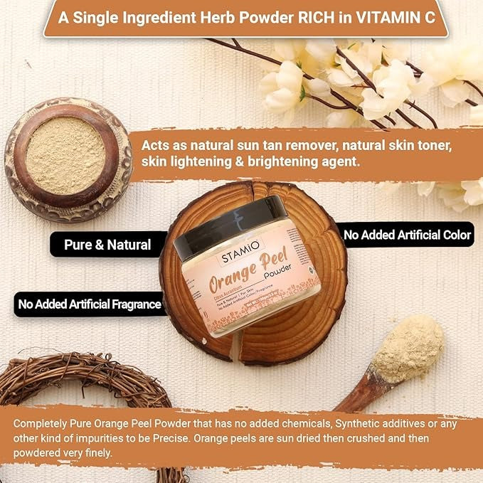 Stamio Orange Peel Powder - 100 gms