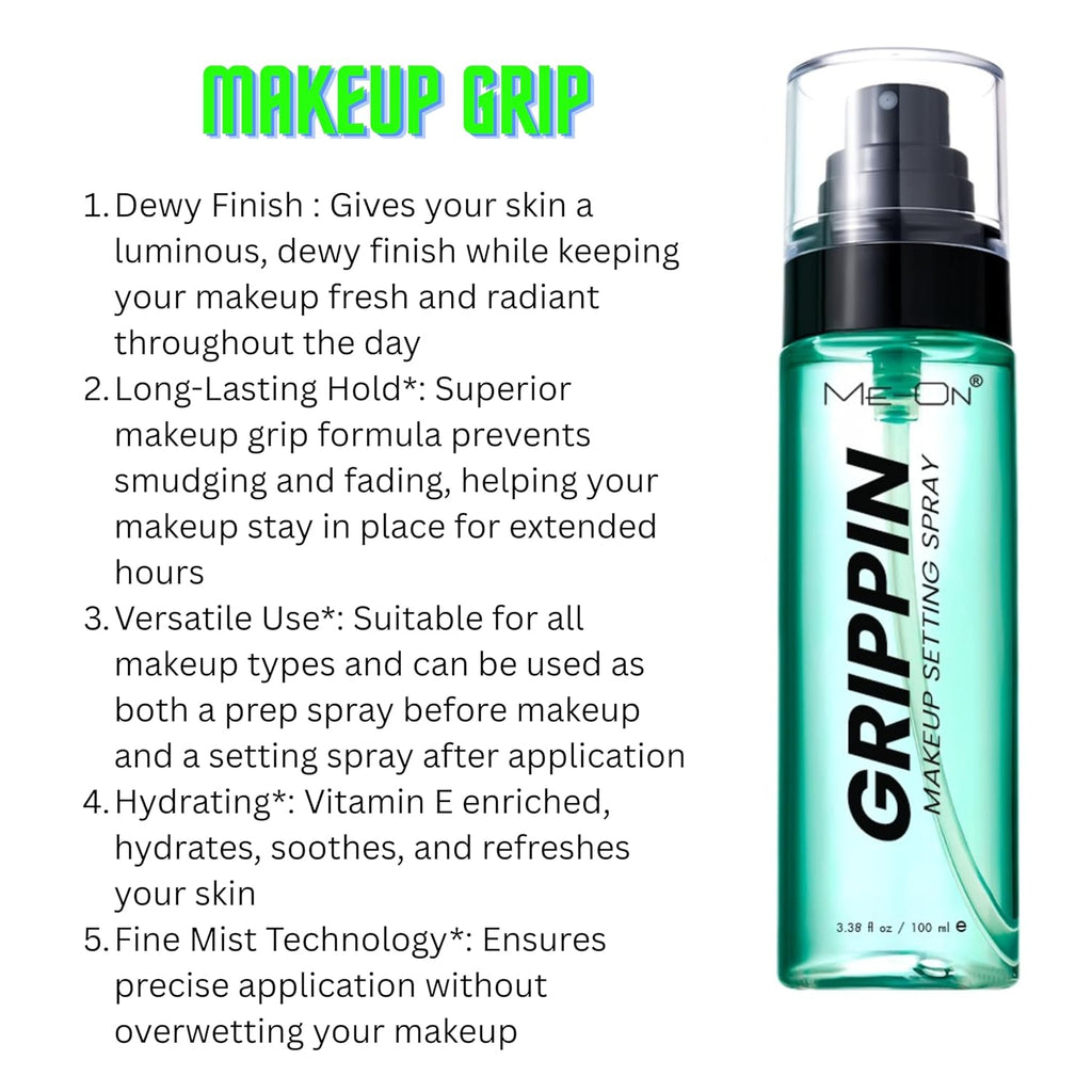ME-ON GRIPPIN Makeup Setting Spray with Niacinamide and Vitamin B5