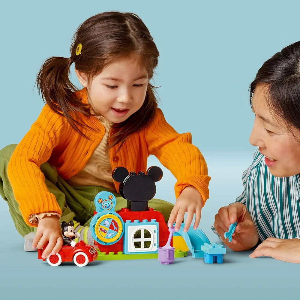 Lego Duplo Disney Mickey Mouse Clubhouse & Car Building Kit 10454 Building Blocks Toys for 2+ Gift for Boys and Girls