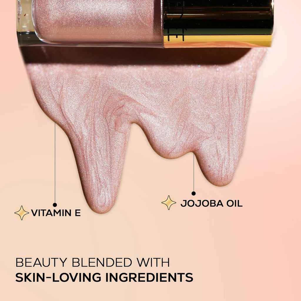 RENEE You are Glowing Liquid Highlighter for Face Makeup â€“ Rose Glow | Illuminating, Dewy Finish | Long-Lasting, Radiant, Pearly Finish | Vitamin E, Jojoba Oil Infused | 6 ml