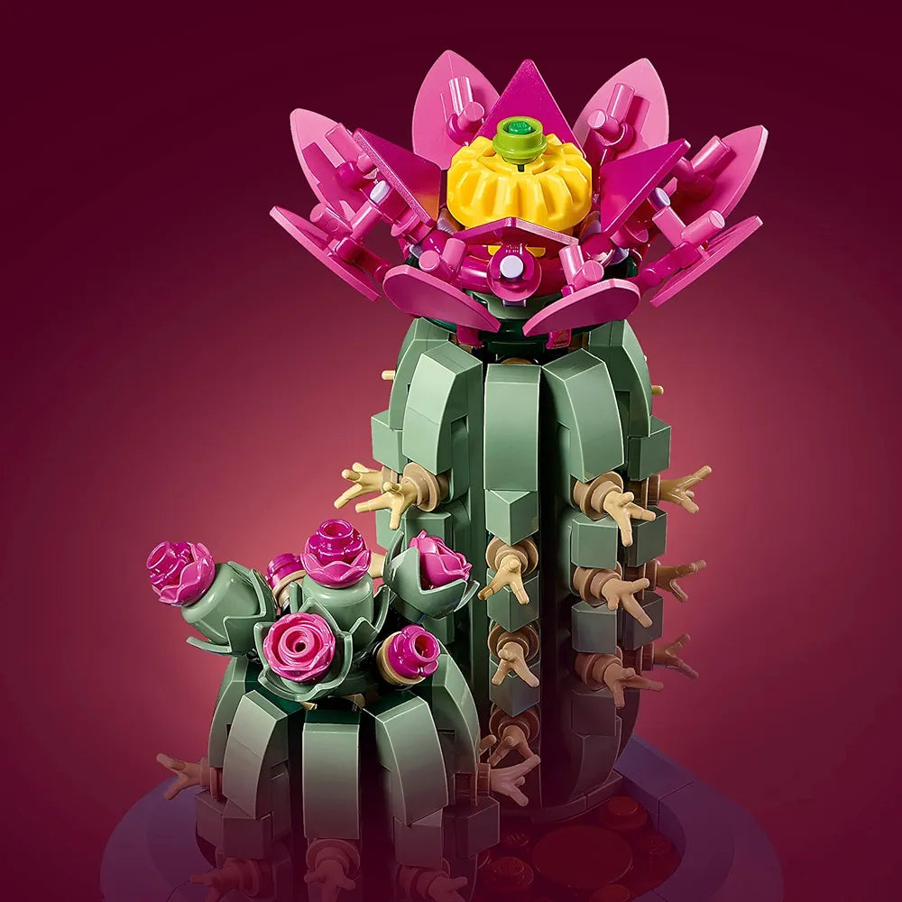 Lego Botanicals Flowering Cactus - Plants Decor - Building Set for Kids Ages 9 and Up - 11509