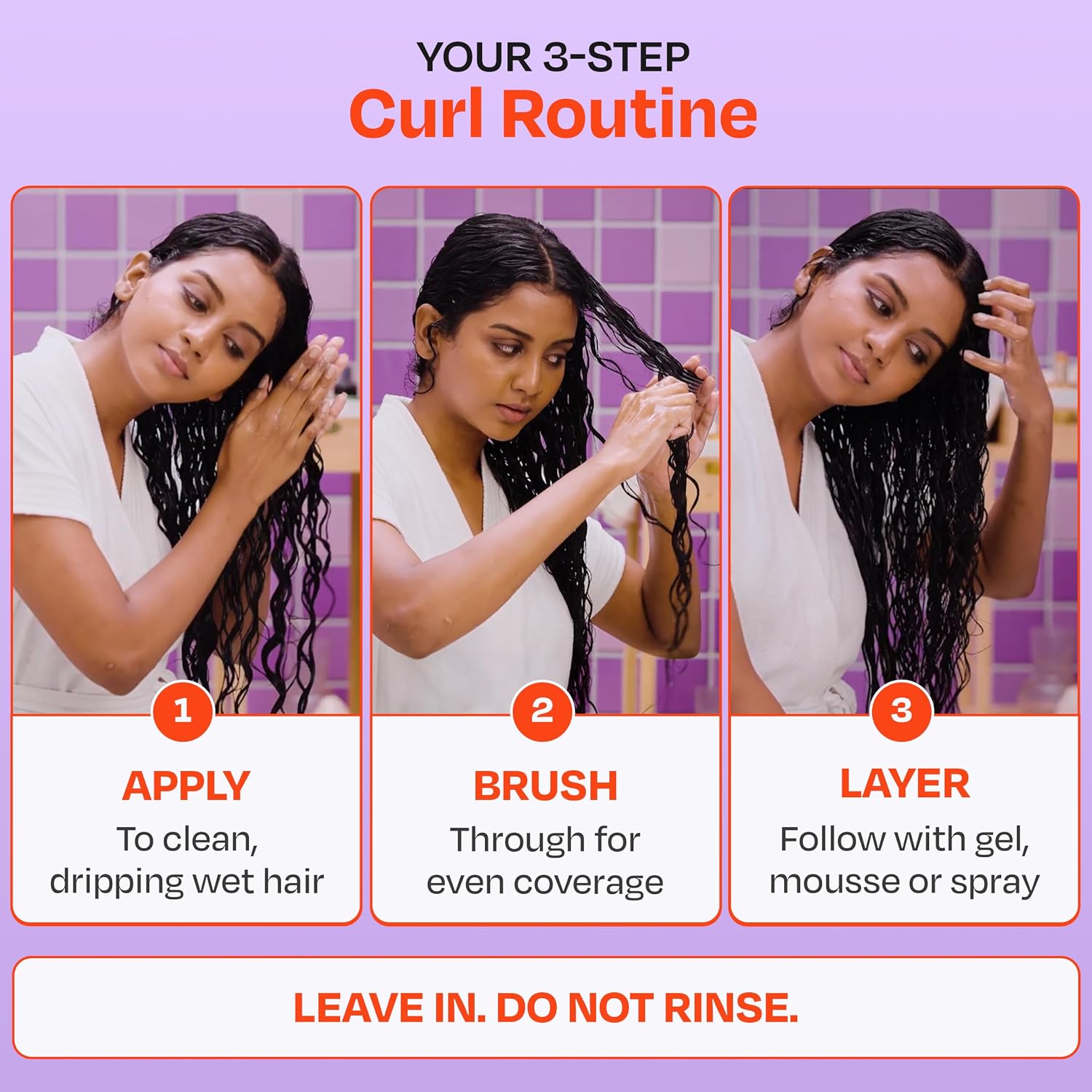 Manetain Leave In Conditioner 100ml for Curly Hair Women | Lightweight Curl Leave In Conditioner for Frizzy Hair | Moisturising, Detangling & Shine Enhancing | Silicone Free, Vegan Formula
