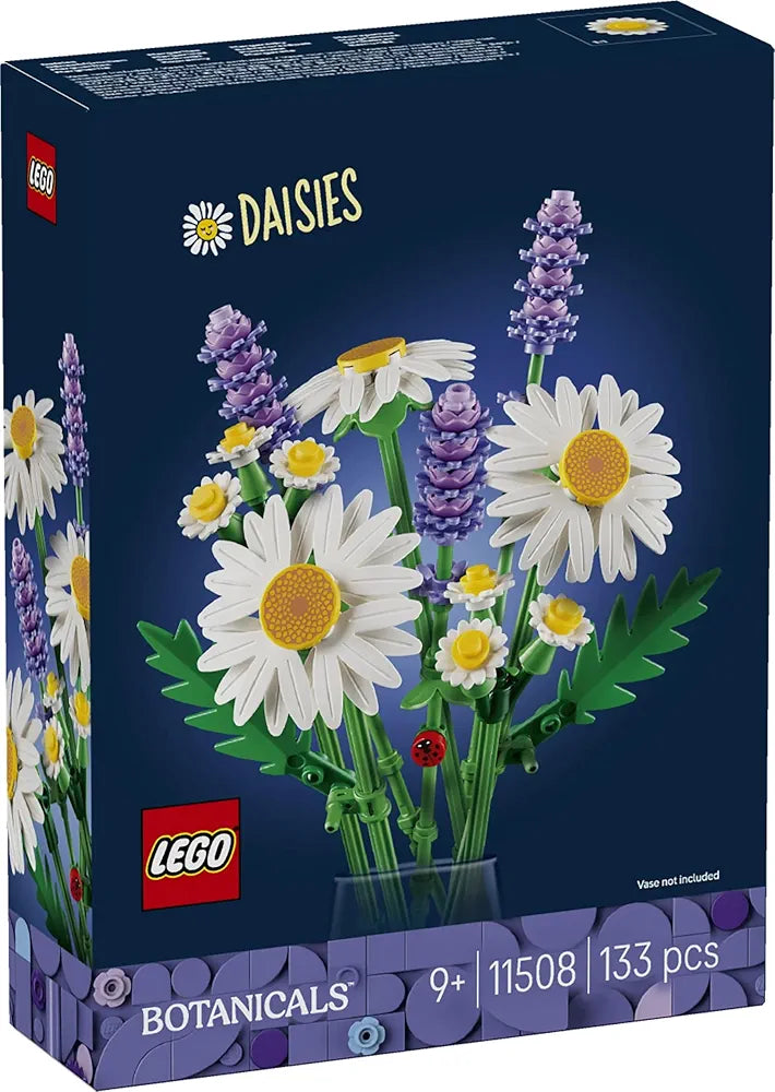 Lego Botanicals Daisies Flower Decor Building Set for Kids - Gift for Girls and Boys 11508