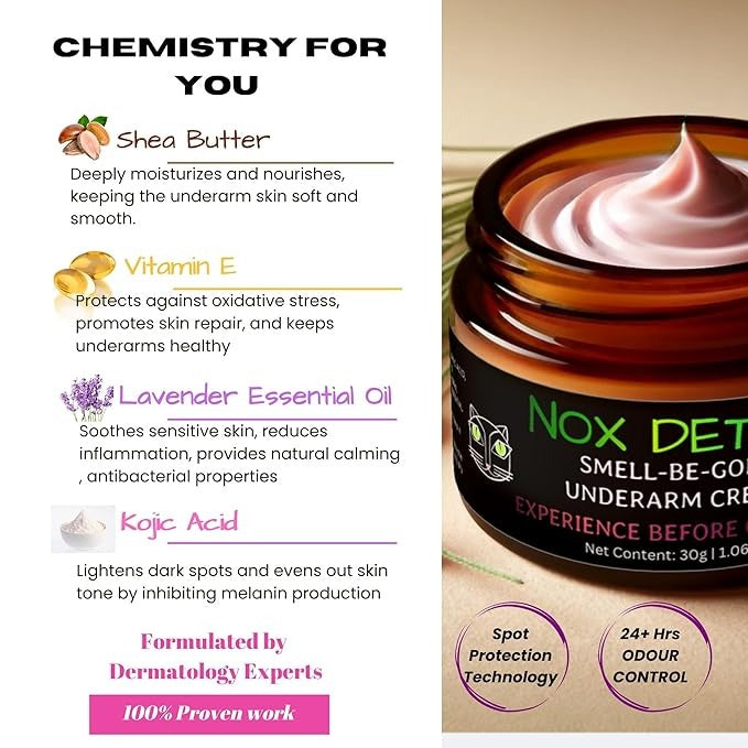 Nox Detox Underarm Cream - 30 gms