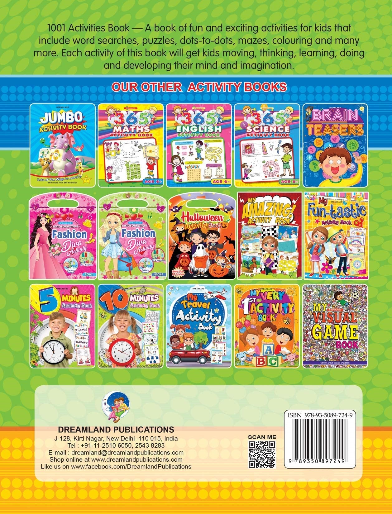 Dreamland 1001 Activities Book