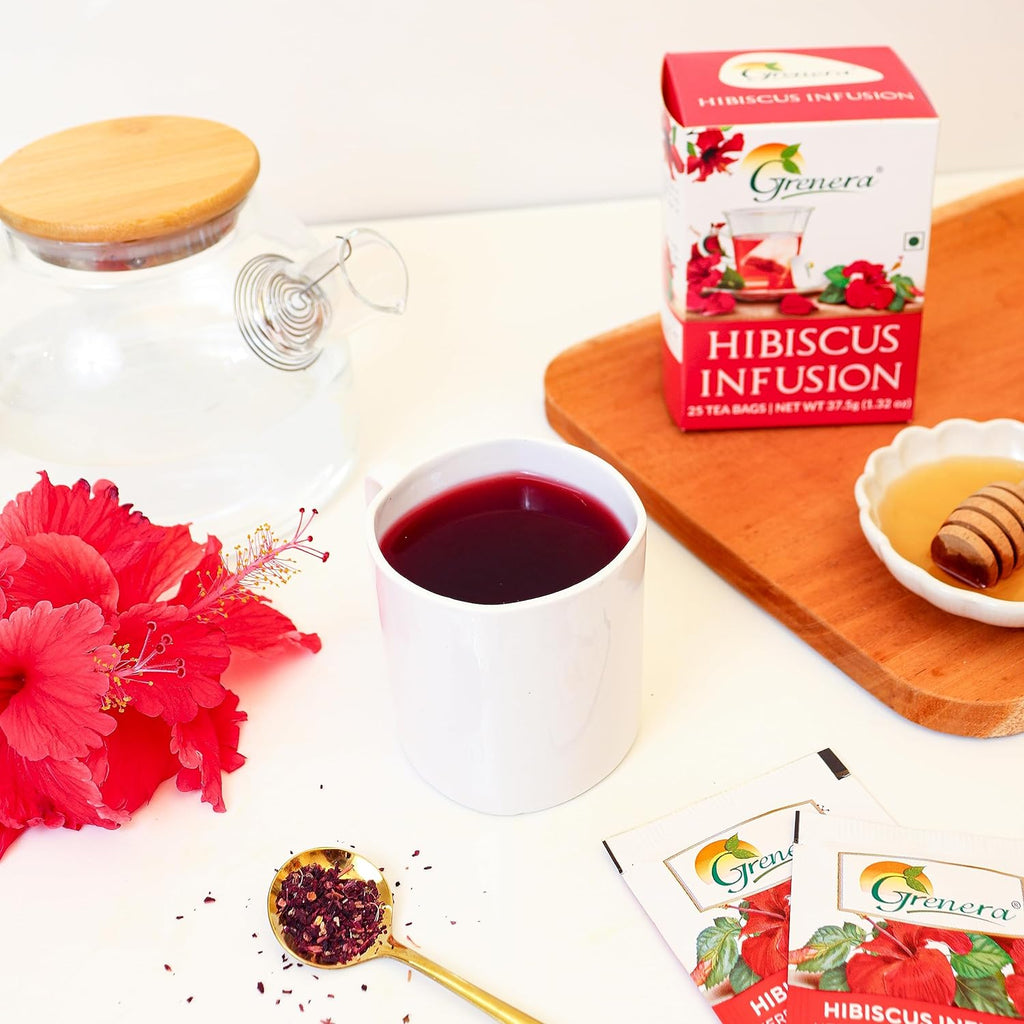 Grenera Hibiscus Tea - 25 Bags (Pack of 2)