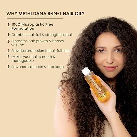 La Pink Methi Dana Fenugreek Seeds 8-in-1 Hair Growth Oil - 150 ml