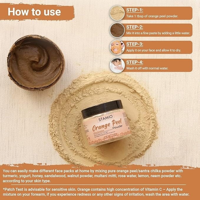 Stamio Orange Peel Powder - 100 gms