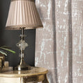 Urban Space Premium Jacquard Window Curtains Light Blocking Curtains for Living Room Pack of 2 Blackout Curtains Dusk Soft Brown