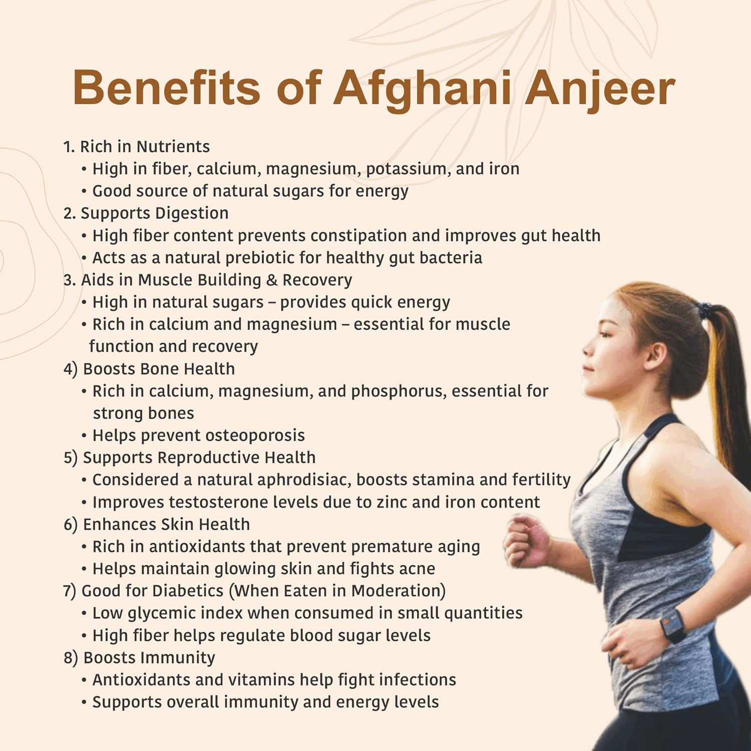 NUTTY ORGANICS Premium Dried Afghani Anjeer| Rich in Fiber | Rich in Nutrients | Packed with Fiber & Nutrients for a Healthier, Happier You | Anjeer Dry Fruit