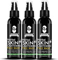 Muuchstac Herbal Skin Lightening Face Wash for Men - 100 ml (Pack of 3)