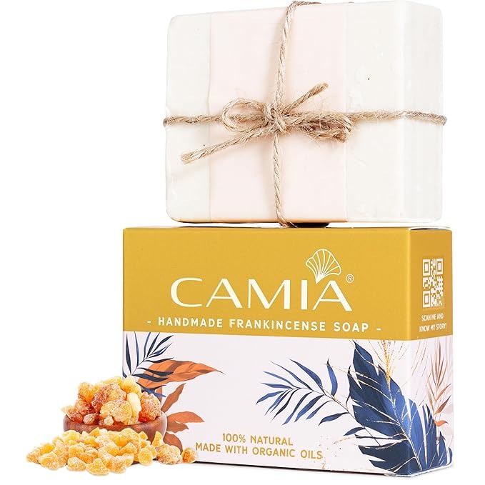 Camia Natural & Handmade Organic Frankincense Soap - 125 gms