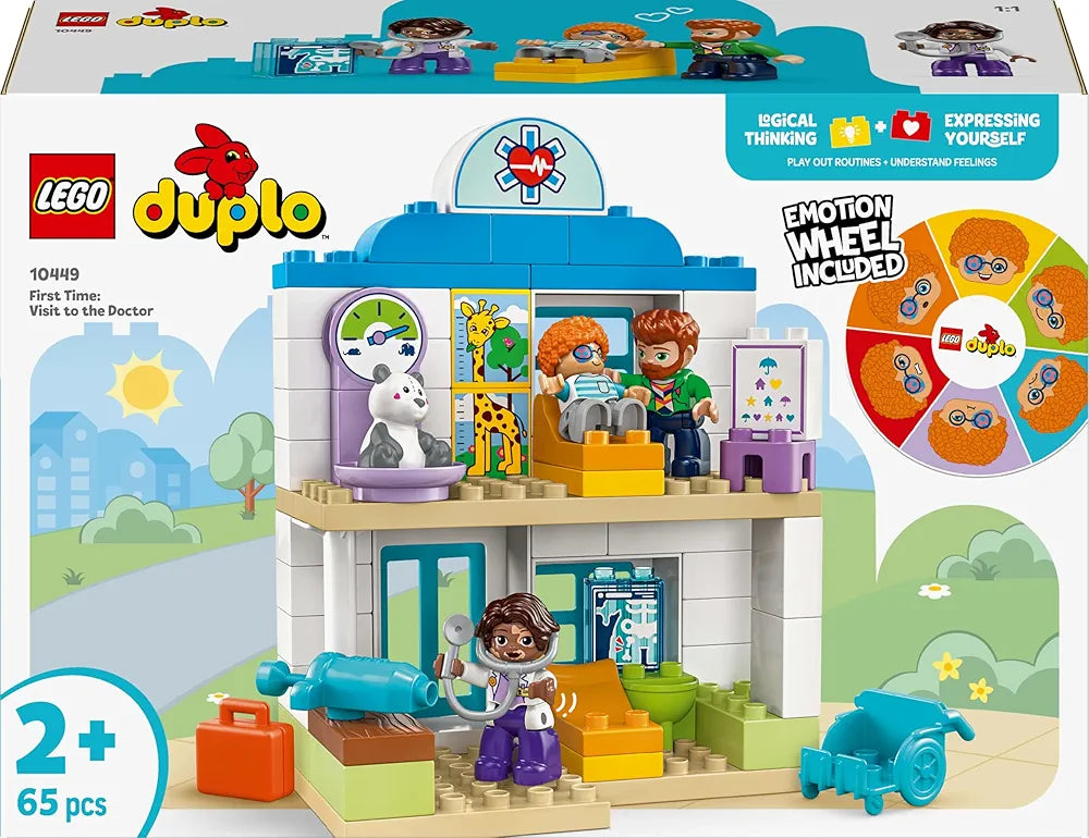 Lego Duplo Town First Time: Visit with The Doctor 10449 Building Blocks Toys for 2+ Gift for Boys and Girls
