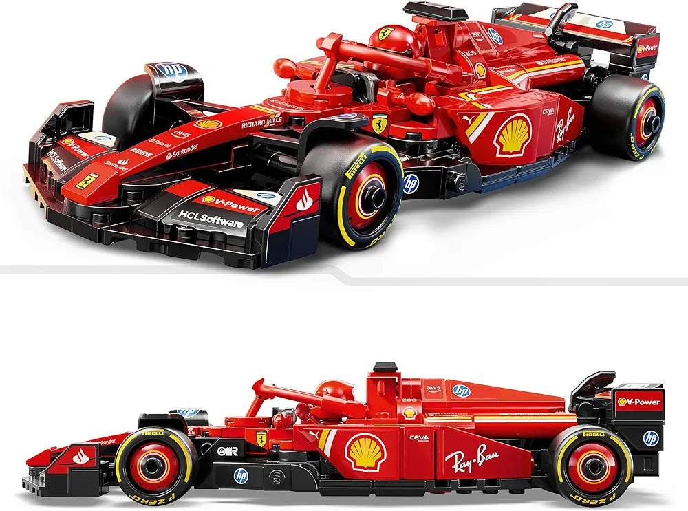 Lego Speed Champions Ferrari SF-24 F1 Race Car Driver Set 77242 Building Blocks Toys for 10+ Gift for Boys and Girls