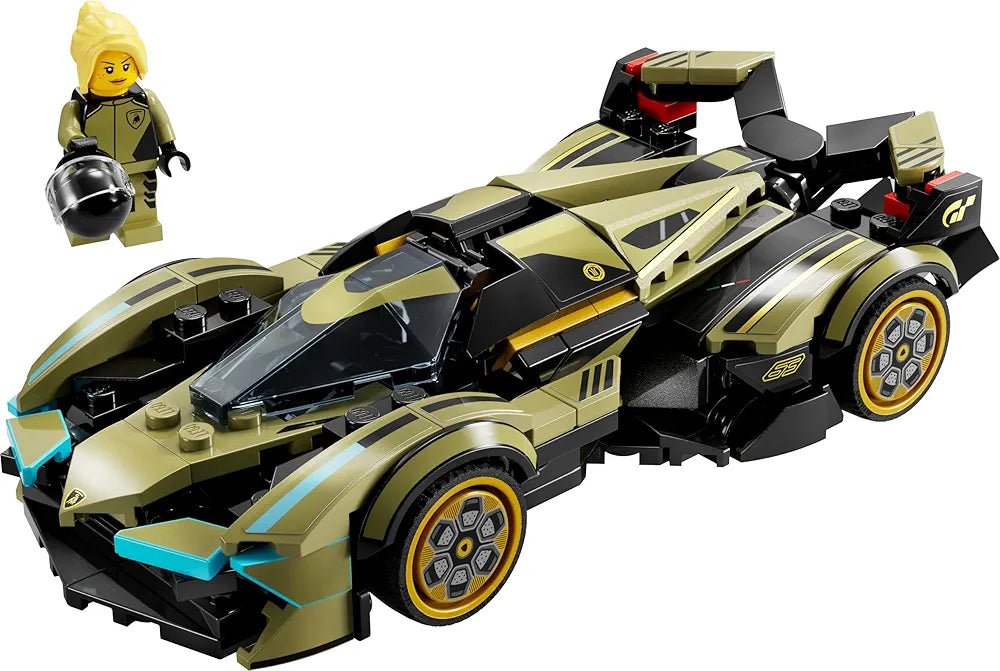 Lego Speed Champions Lamborghini Lambo V12 Vision GT Super Car 76923 Building Blocks Toys for 10+ Gift for Boys and Girls