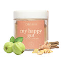 cosmix-My Happy Gut|Prebiotics&Probiotics-Promotes Healthy Gut Microbiome|Mulethi&Triphala Powder|Helps With Acidity,Digestion&Bloating|No Preservatives|No Added Sugar|60G-40 Servings (Pack Of 1)