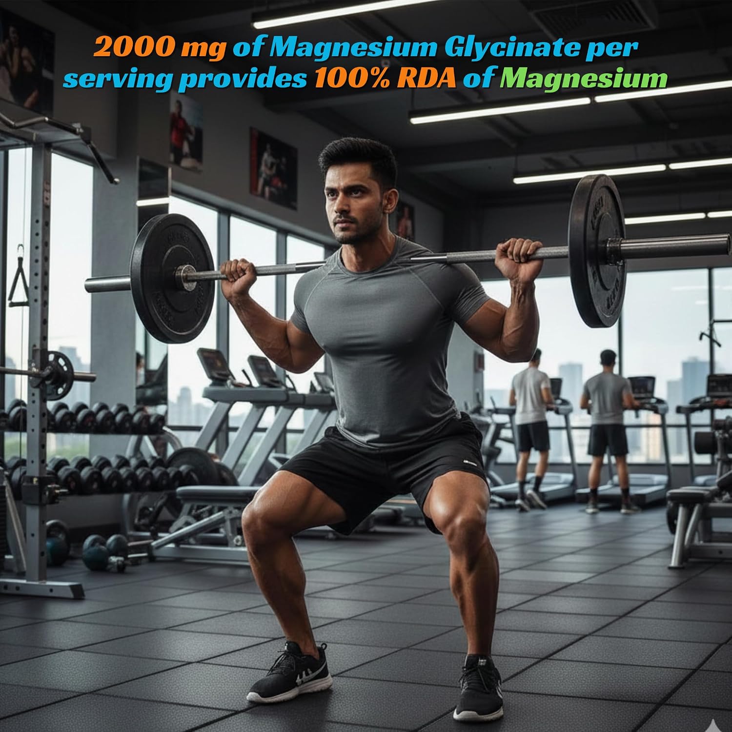 Suplee Magnesium Glycinate Effervescent Tablets 1000mg | 220mg Elemental Mgagnesium per Tablet | Supports Muscle Recovery, Sleep & Heart Health | Zero Added Sugar | 20 Count | Orange Flavour