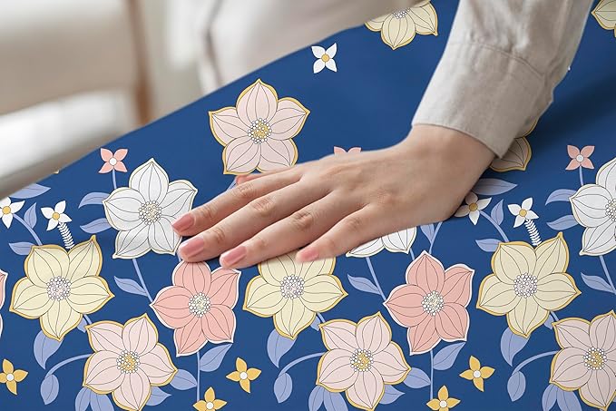 Dreamlet Presents Luxurious Supersoft Cotton Feel 210tc King Size Elastic Fitted Double Bedsheets With 2 Pillow Covers Color | Blue