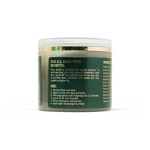Aaranyaa Aloe Vera & Neem Tulsi Detanning Face Scrub - 100 gms
