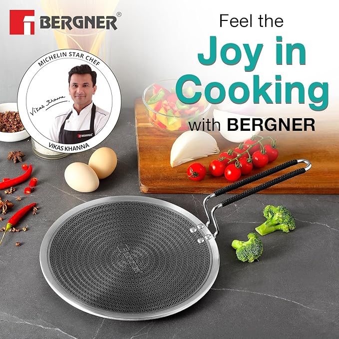 Bergner Hitech Triply Non-Stick 26 cm Roti Tawa