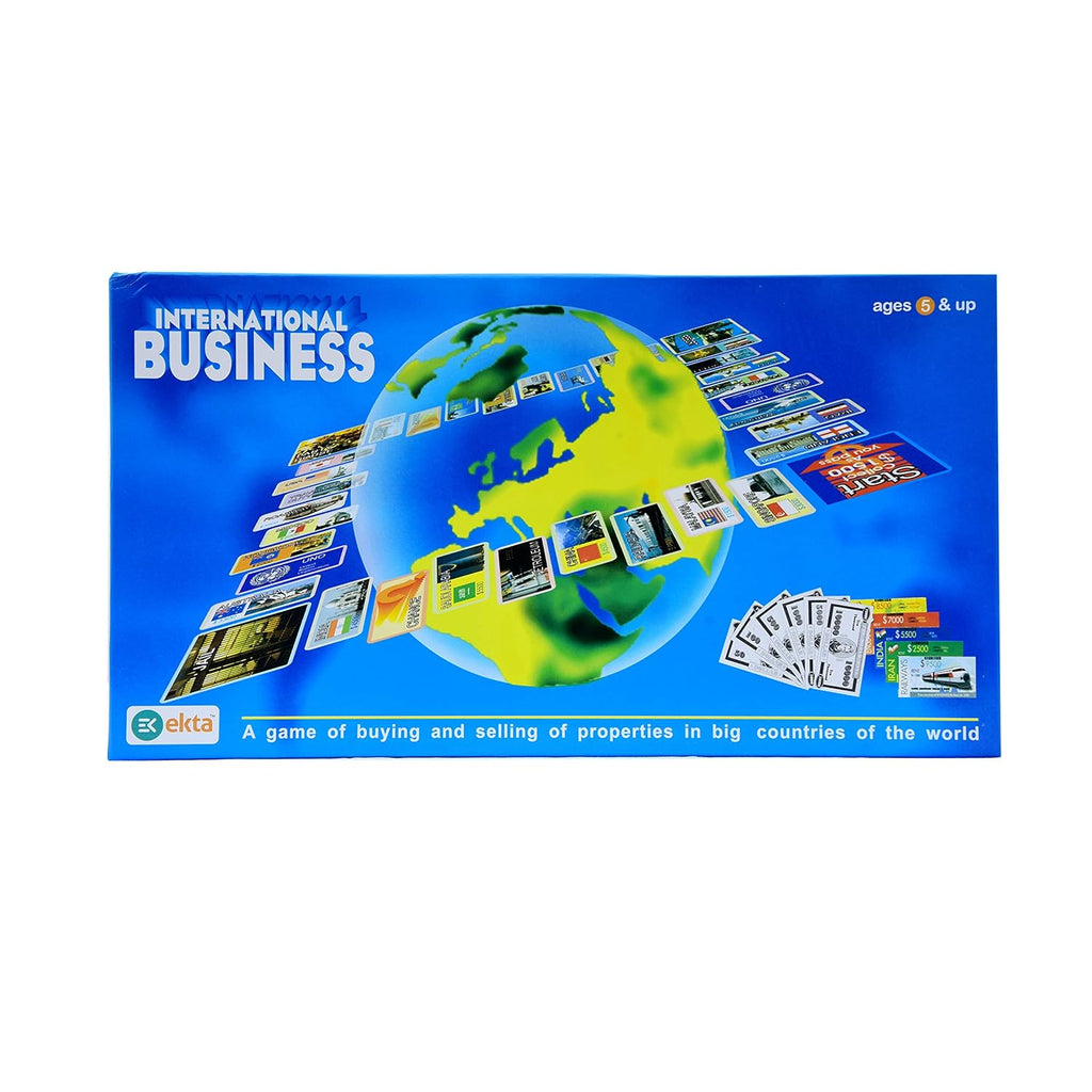 Ekta Bonanza Game of Money International Business Board Game for Kids Multicolour