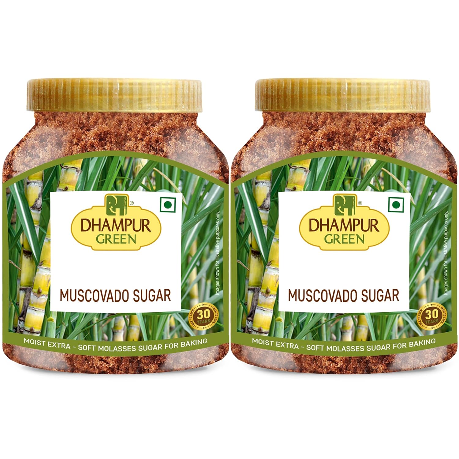 Dhampurgreen Muscovado Sugar Pack of 2 - 800 gms