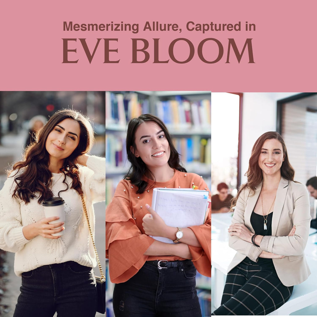 Ayouthveda Eve Bloom Eau De Parfum for Women | Long-Lasting Floral Luxury Perfume | Fresh Green, Gardenia Jasmine, Amber Accord & White Musk | Elegant Daily Wear Fragrance | 100ml