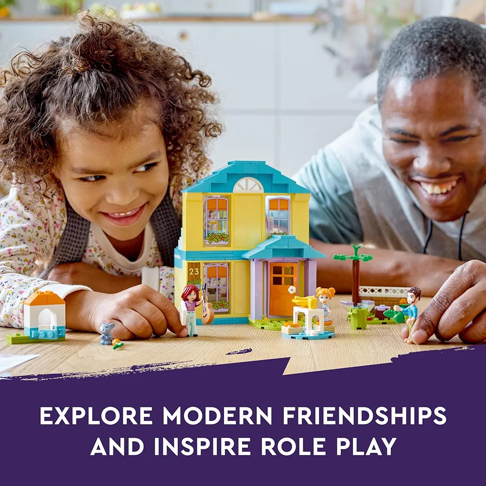 Lego Friends Paisley’s House 41724 Building Toy Set; A Gift for Kids Aged 4+; Comes with 3 Mini-Dolls