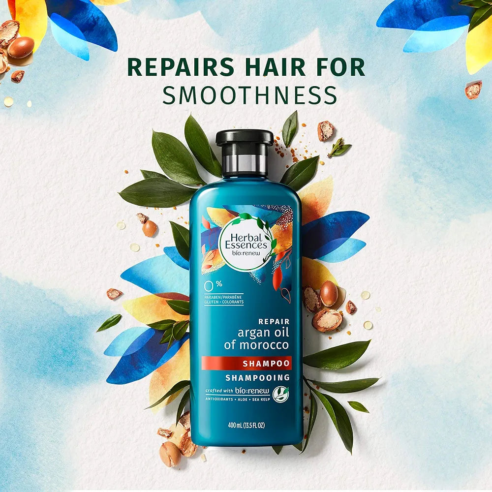 Herbal Essences Bio Renew Argan Oil of Morocco Conditioner - Each 400 ml (Pack of 2)