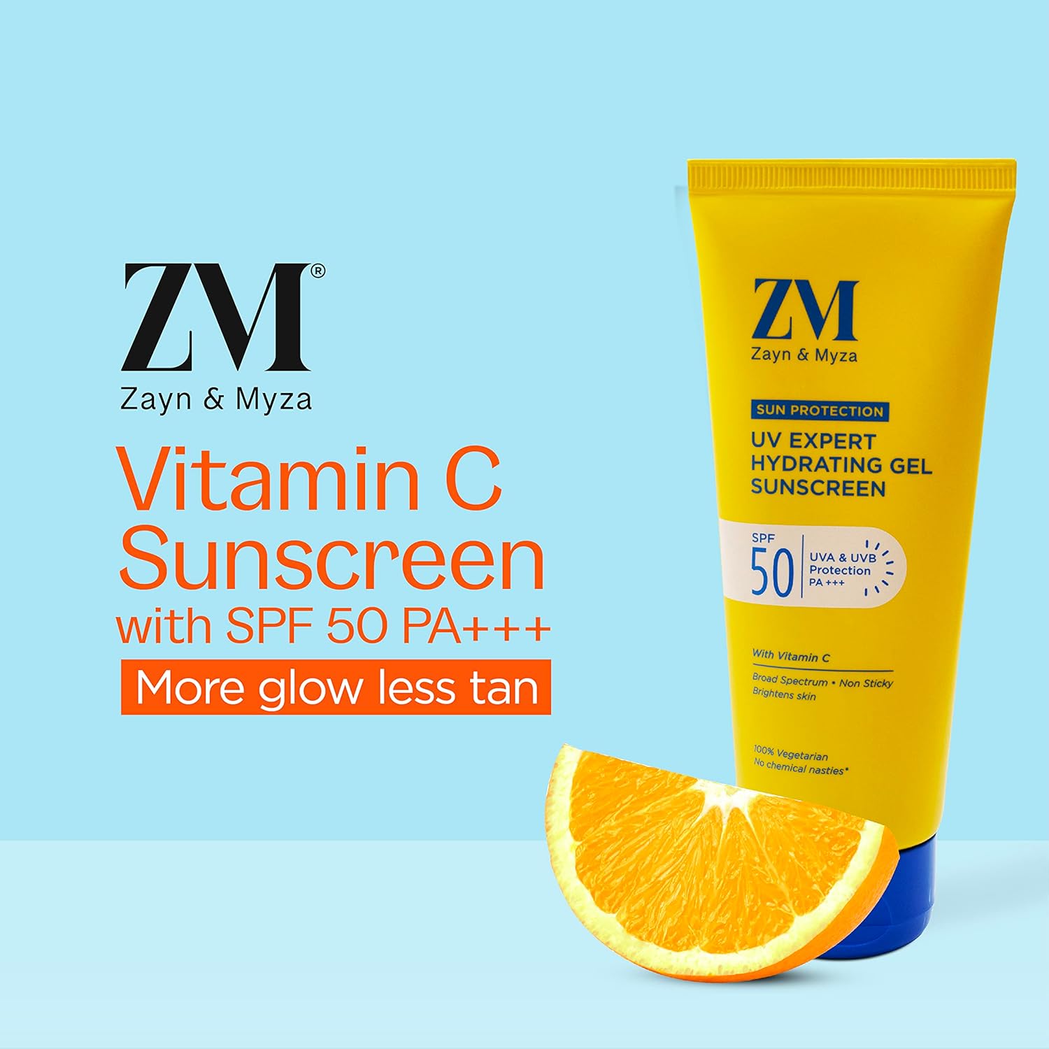 ZM Zayn & Myza Vitamin C UV Expert Hydrating Gel Sunscreen - 100 gms