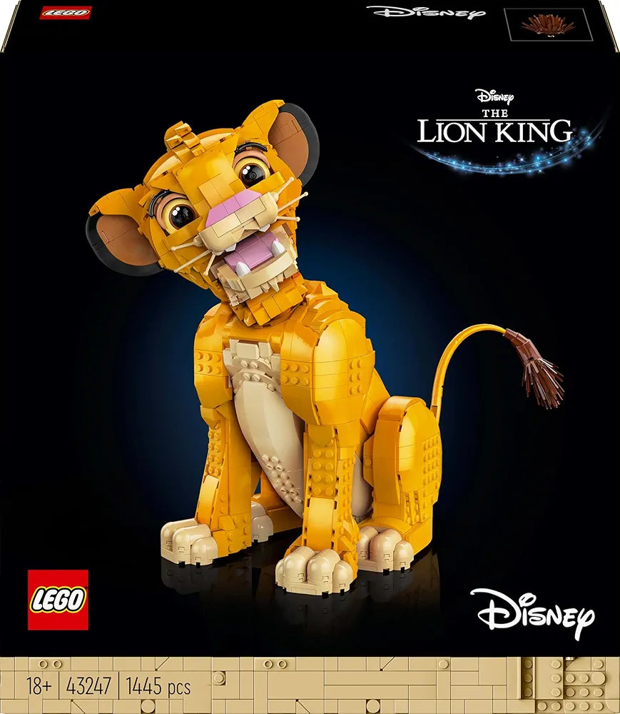 Lego ǀ Disney Young Simba The Lion King Building Set 43247 Building Blocks for 18+ Gift