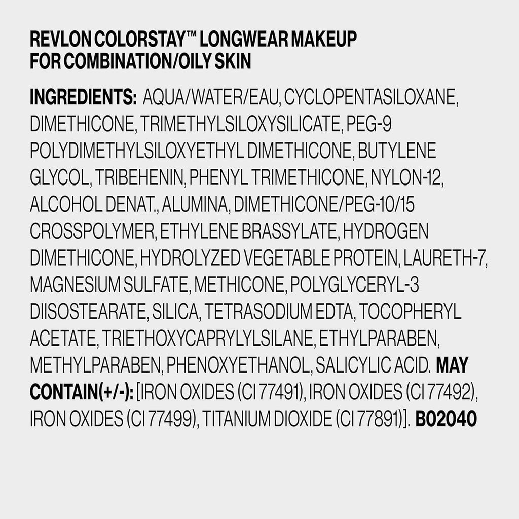 Revlon Liquid Foundation, ColorStay Face Makeup for Combination & Oily Skin, SPF 15, Medium-Full Coverage with Matte Finish, 370 Toast, 30 ml
