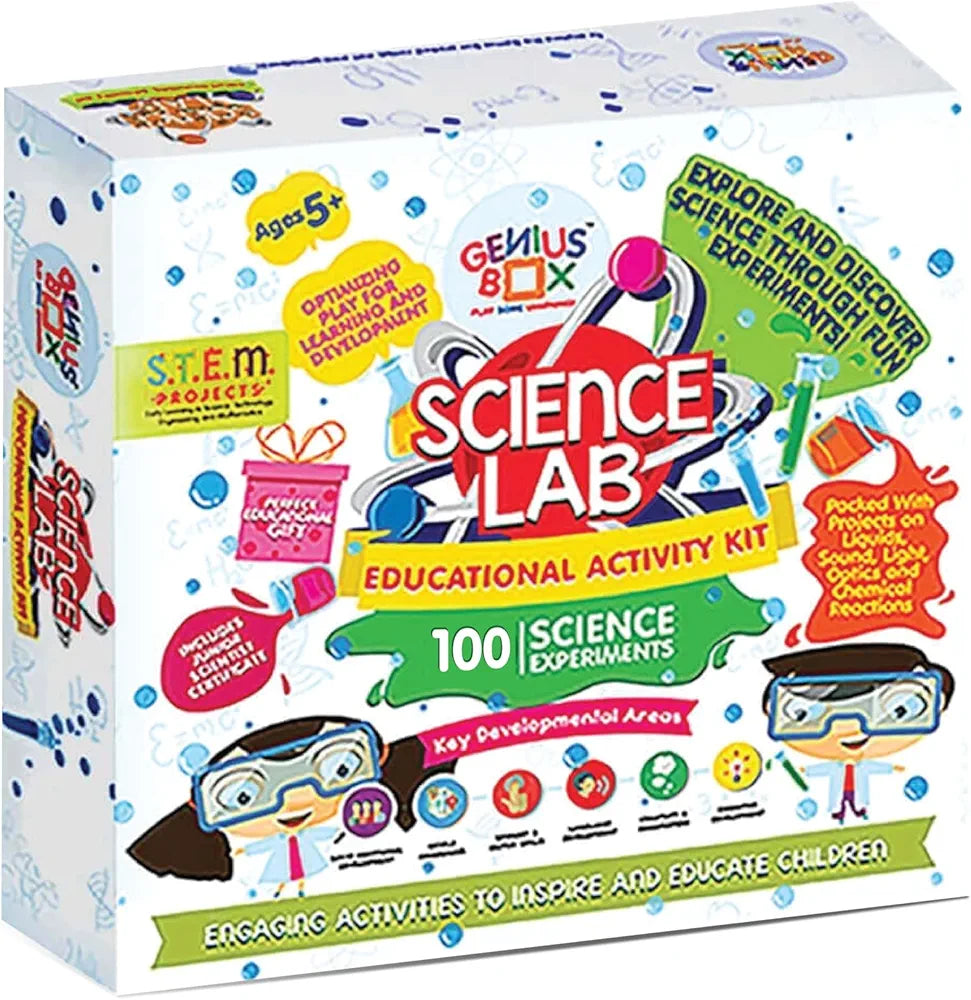 Genius Box Play Some Learning Educational Toy for 5+ Year Age: Science Lab DIY, Activity Kit, Learning Kit, Educational Kit, STEM Toy