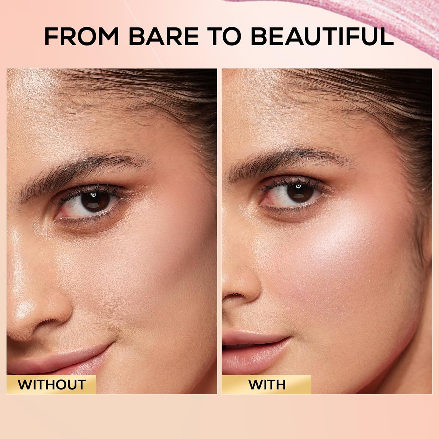 RENEE You are Glowing Liquid Highlighter for Face Makeup â€“ Rose Glow | Illuminating, Dewy Finish | Long-Lasting, Radiant, Pearly Finish | Vitamin E, Jojoba Oil Infused | 6 ml