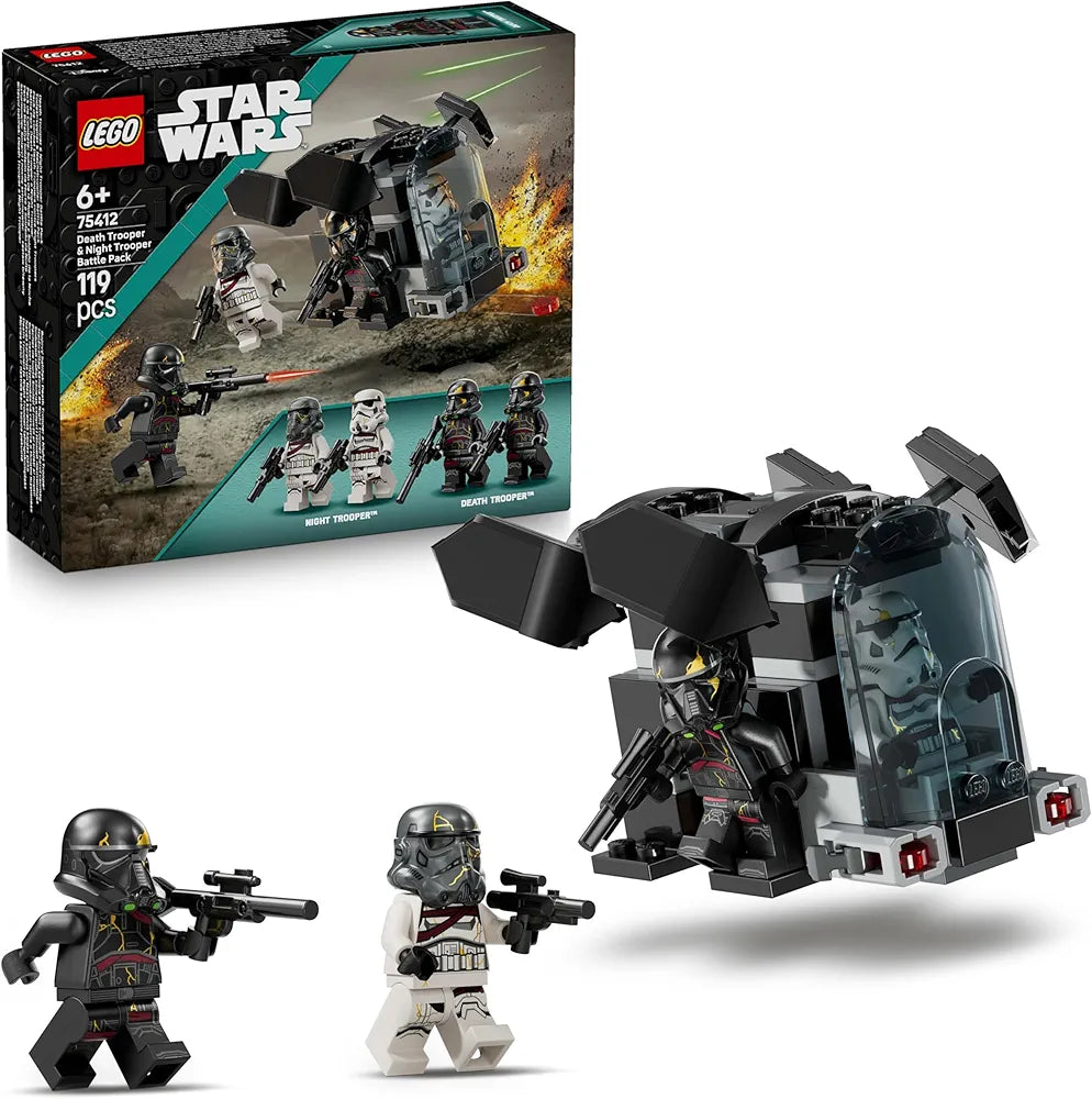 Lego Star Wars Death Trooper & Night Trooper Battle Pack Building Toy 75412 Building Blocks Toys for 6+ Gift for Boys and Girls