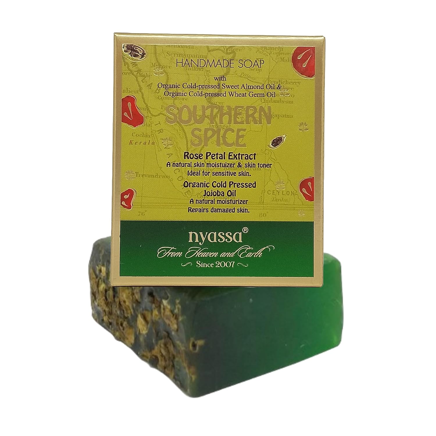 Nyassa Southern Spice Natural Bathing Handmade Soap All Skin Type - 150 Gms