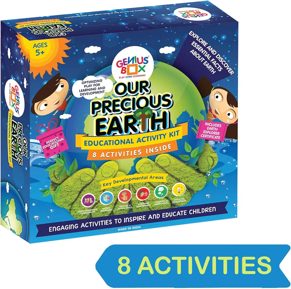 Genius Box Play some Learning Educational Toy For 5 Years And Up: Our Precious Earth Diy, Activity Kit, Experiment, Learning Kit, Educational Kit, Stem Toy