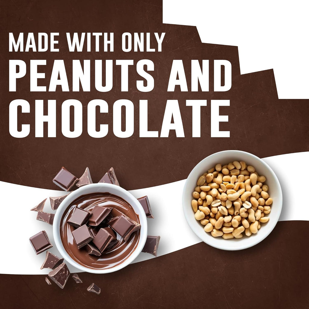 Growfitz Peanut Butter Chocolate Crunchy 400g | 24g High Protein Peanut Butter | 7g Fiber | Tasty & Healthy Nut Butter Spread for Breakfast & Snacks | Roasted Peanuts | Zero Sugar (Pack of 1)
