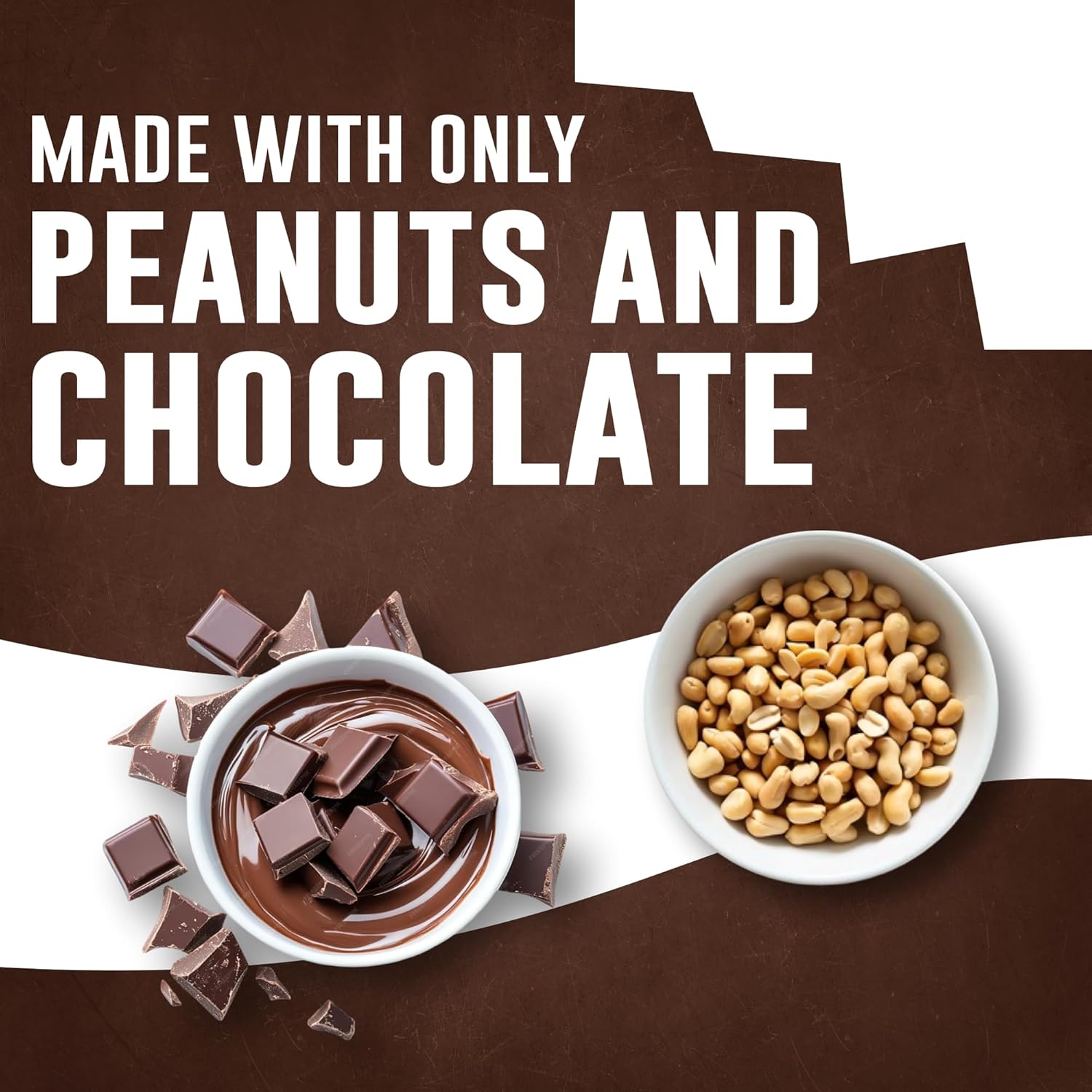 Growfitz Peanut Butter Chocolate Crunchy 400g | 24g High Protein Peanut Butter | 7g Fiber | Tasty & Healthy Nut Butter Spread for Breakfast & Snacks | Roasted Peanuts | Zero Sugar (Pack of 1)