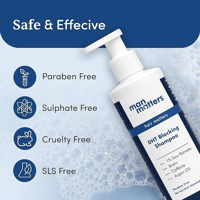 Man Matters Anti Hair Fall DHT Blocking Shampoo