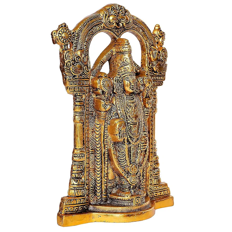 Chhariya Crafts Tirupati Balaji Sri Venkateswara Idol- 24 Cm