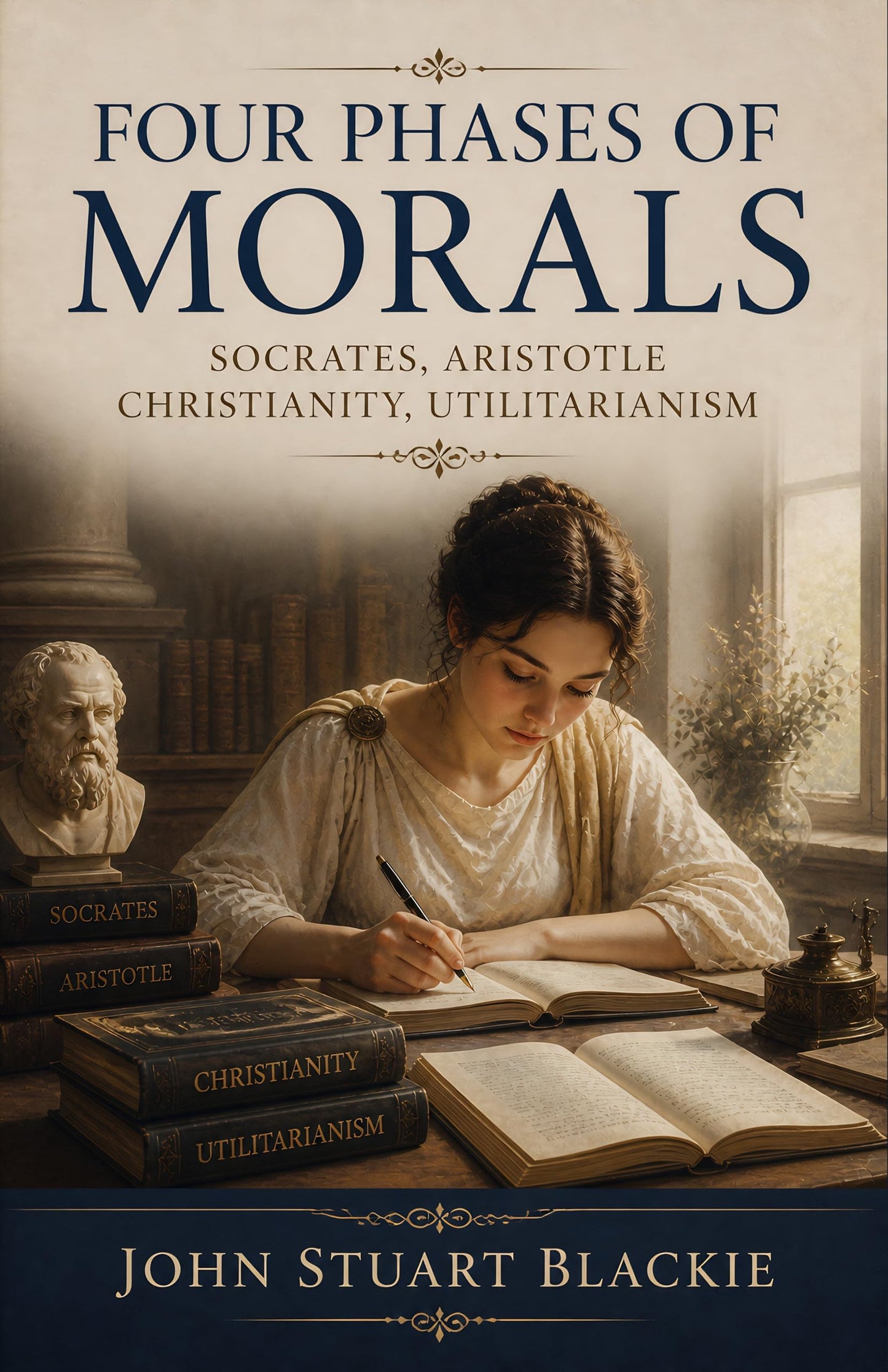 Four Phases of Morals Socrates, Aristotle Christianity, Utilitarianism - John Stuart Blackie