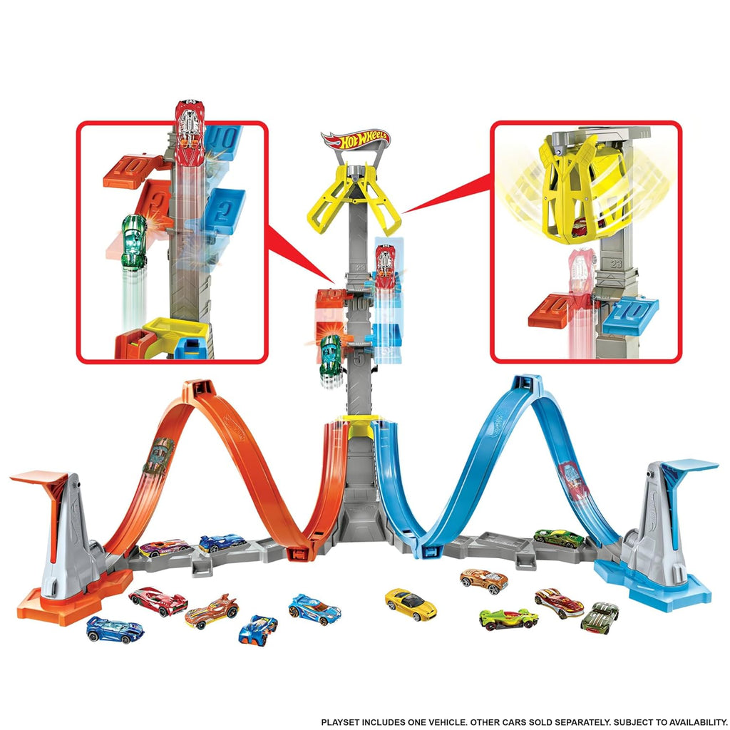 Hot Wheels Action Mattel Loop & Launch Track Set for Kids 5-10 Years Old
