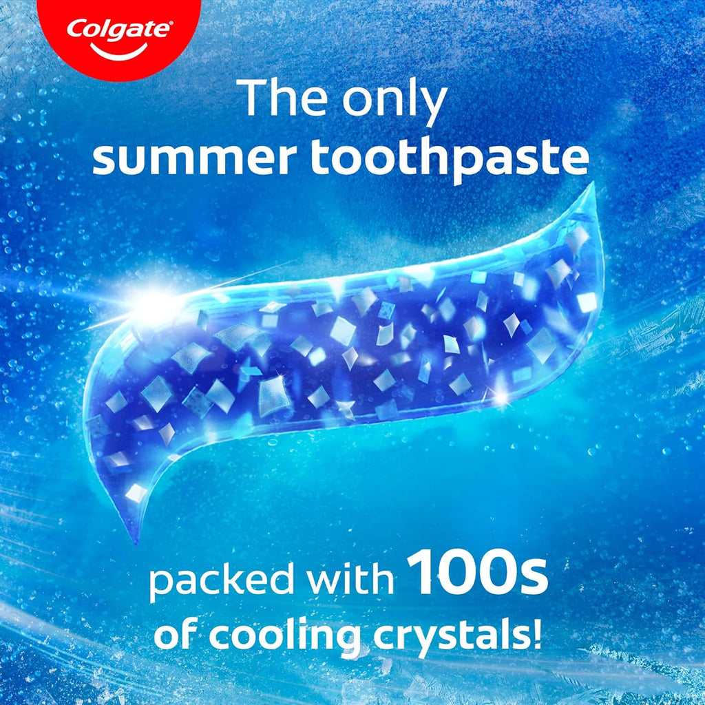 Colgate MaxFresh Toothpaste, Blue Gel Paste with Menthol for Super Fresh Breath, 600g, 150g X 4 (Peppermint Ice, Combo Pack)